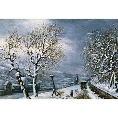 Louis Claude Mallebranche – Snowscene